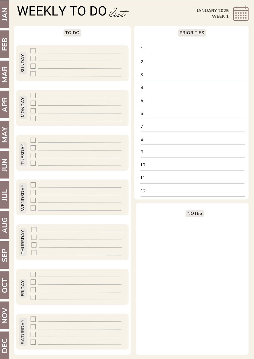 WeeklyToDo