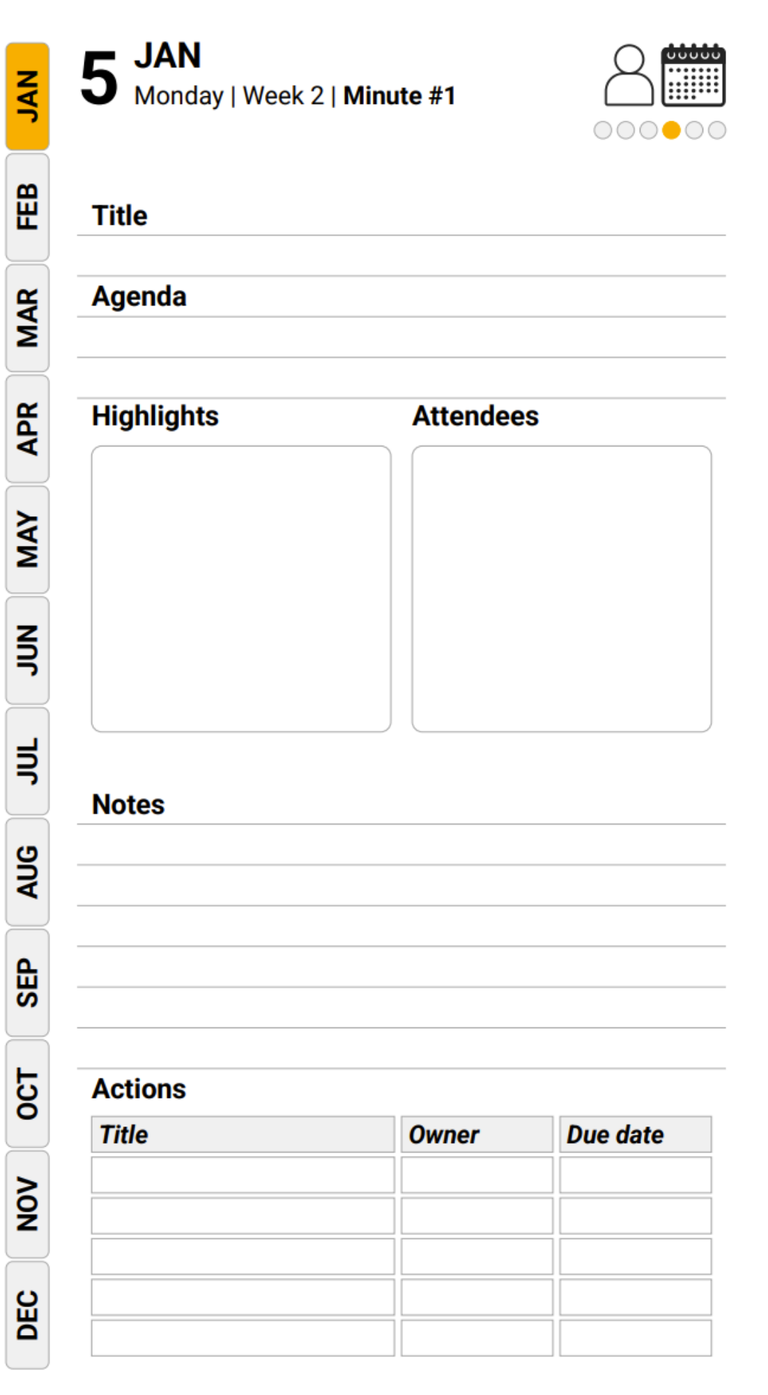 Year Plan for Paper Pro Move