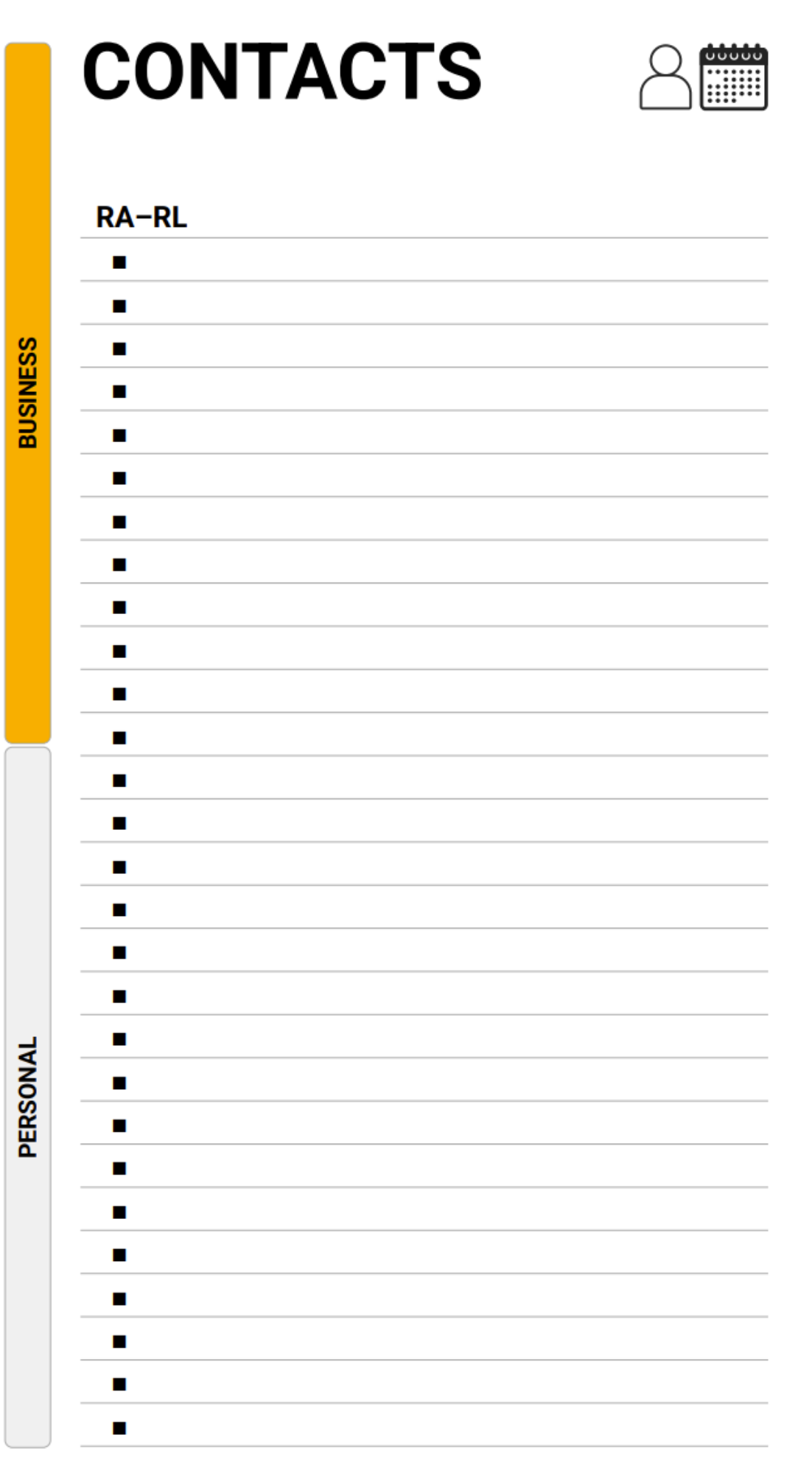 Year Plan for Paper Pro Move