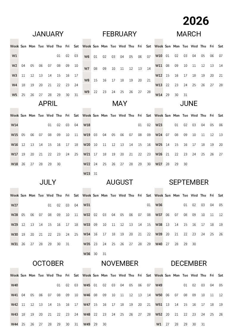 One Year Plan