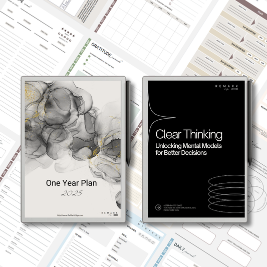 Productivity Templates and Mental Models bundle
